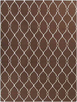 Hendon Modern Dark Brown Area Rug