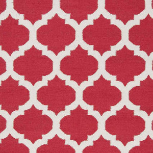 Wigton Cottage Dark Coral Area Rug