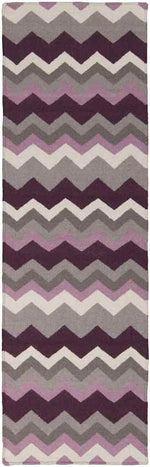 Weende Modern Dark Purple Area Rug
