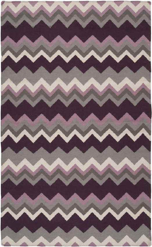 Weende Modern Dark Purple Area Rug