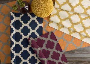 Wigton Cottage Navy Area Rug