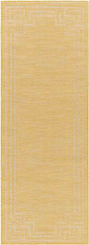 Calslagen Traditional Yellow Area Rug