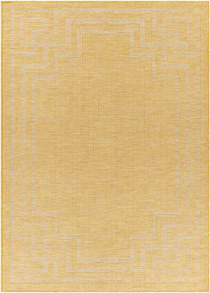 Calslagen Traditional Yellow Area Rug