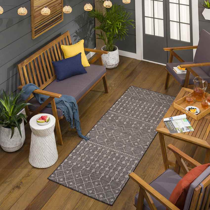 Cruquius Global Charcoal Area Rug