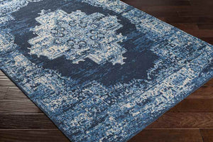 Tapis bleu ciel traditionnel Naarden
