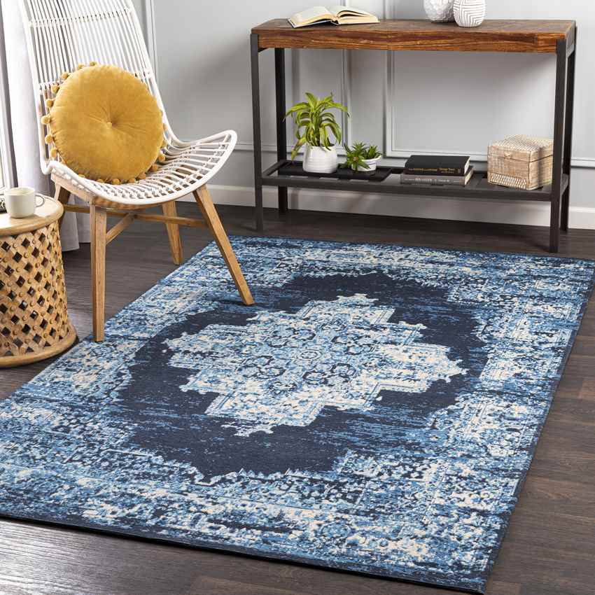 Tapis bleu ciel traditionnel Naarden