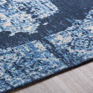Tapis bleu ciel traditionnel Naarden