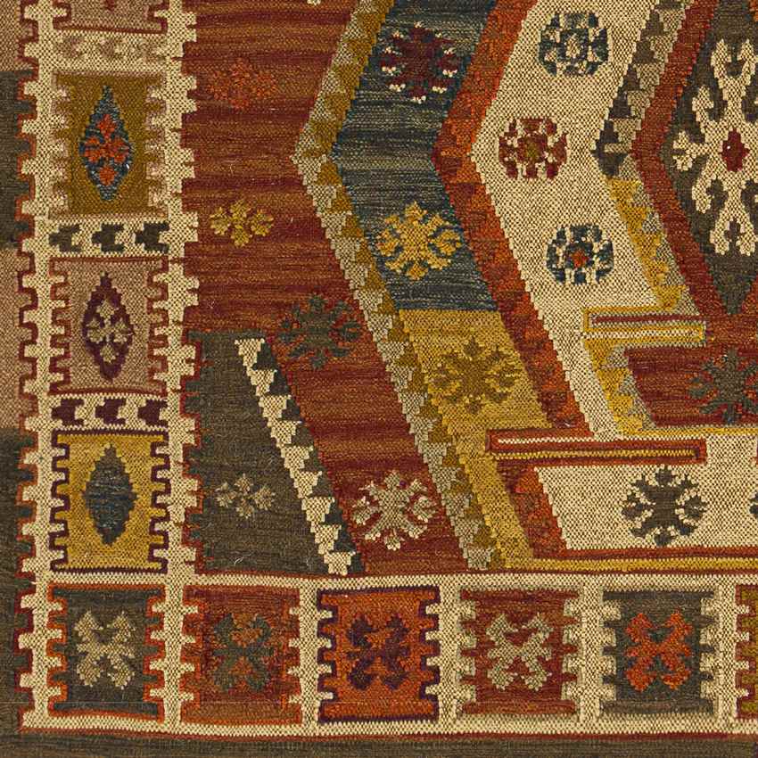 Wognum Global Burgundy Area Rug