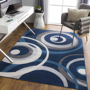 Bokhoven Modern Navy Area Rug