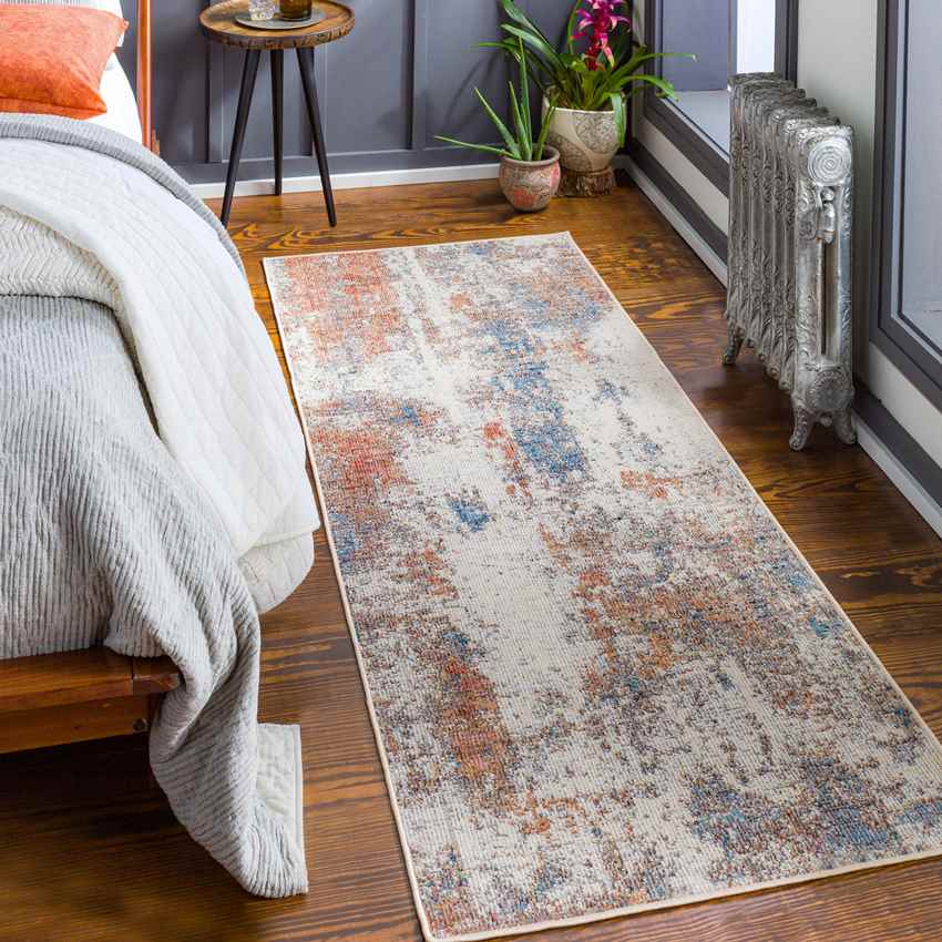 Gorpeind Modern Rust Area Rug
