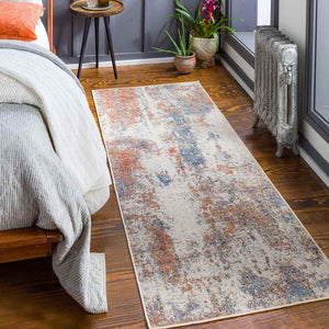 Gorpeind Modern Rust Area Rug