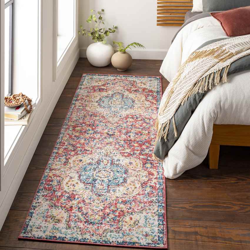 Lola Traditional Rose Area Rug