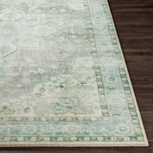 Heiereind Traditional Sage Area Rug