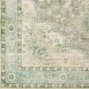 Heiereind Traditional Sage Area Rug