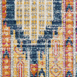 Hool Rustic Bright Pink Area Rug