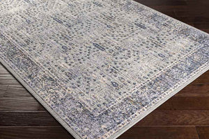 Lieshout Traditional Pale Blue Area Rug