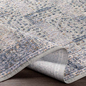 Lieshout Traditional Pale Blue Area Rug