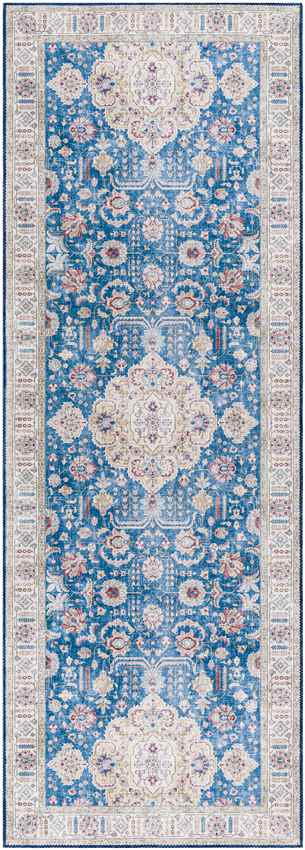 Loeswijk Traditional Sky Blue Area Rug