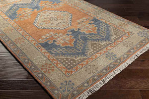 Menzel Traditional Burnt Orange Area Rug