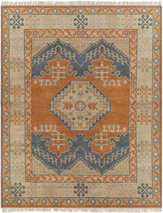 Menzel Traditional Burnt Orange Area Rug