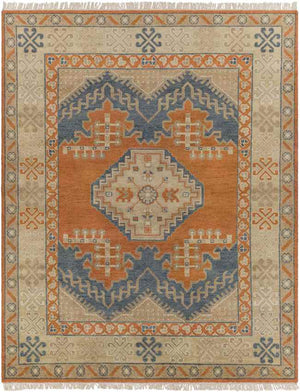 Menzel Traditional Burnt Orange Area Rug