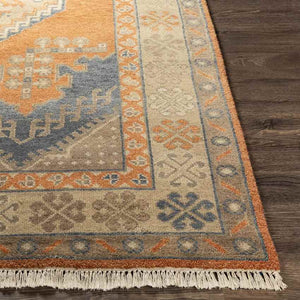 Menzel Traditional Burnt Orange Area Rug