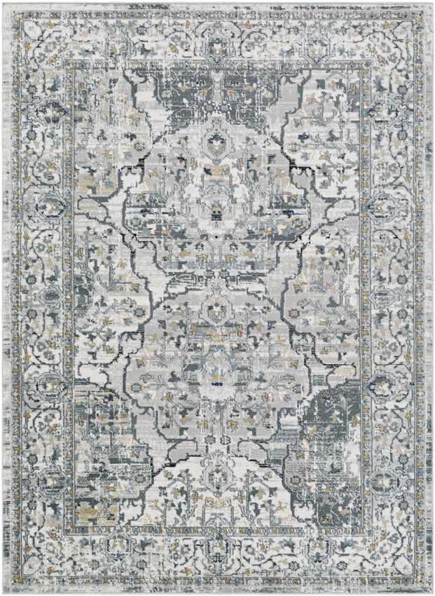 Mierlo Traditional Charcoal Area Rug