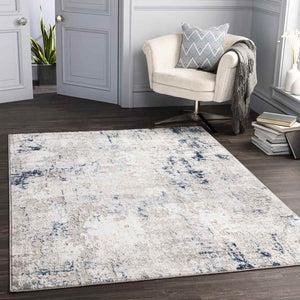 Rijt Modern Dark Blue Area Rug