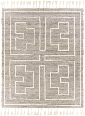 Barrington Hills Global Light Gray Area Rug