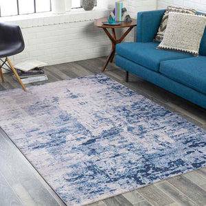 Zijtaart Modern Blue Area Rug