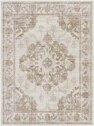 Veulen Traditional Yellow Area Rug