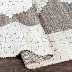 Zelen Global White Area Rug