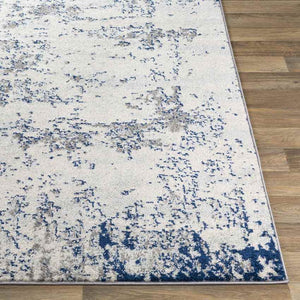 Leah Modern Dark Blue Area Rug