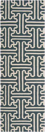 Zuiderrot Modern Dark Green Area Rug