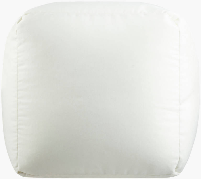 Hoflein Beige Pouf
