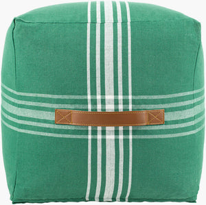 Schonbach Dark Green Pouf