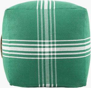 Schonbach Dark Green Pouf