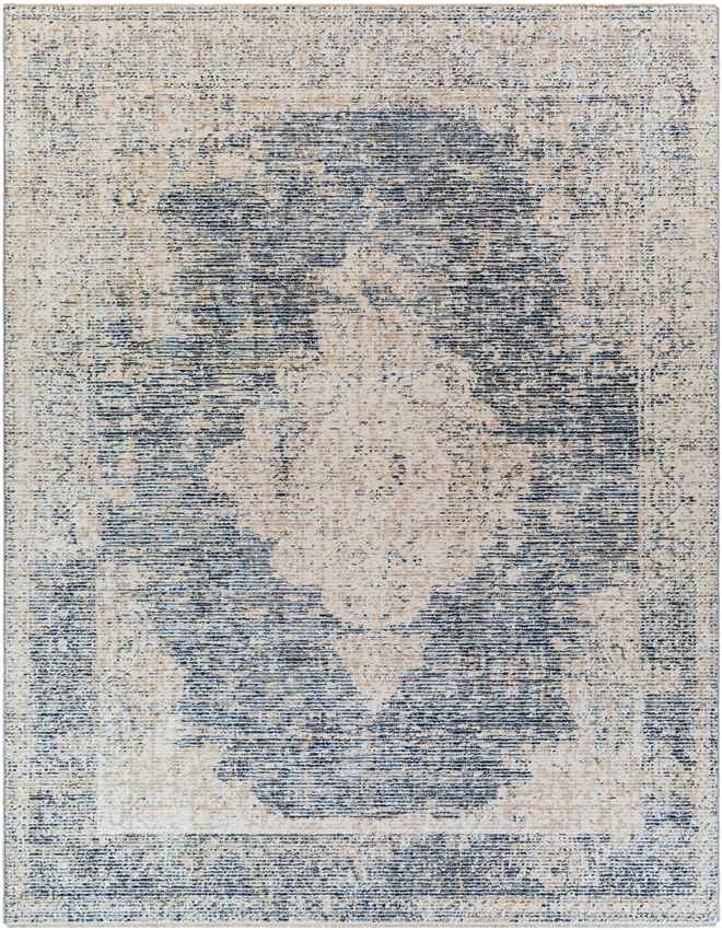Jasonville Traditional Denim Area Rug