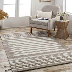 Ogden Dunes Global Taupe Area Rug