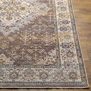 Todd Traditional Taupe Area Rug