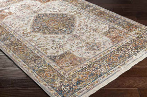Willow Hill Traditional Burnt Orange Area Rug