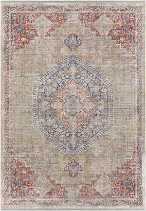 Pittsboro Traditional Taupe Area Rug