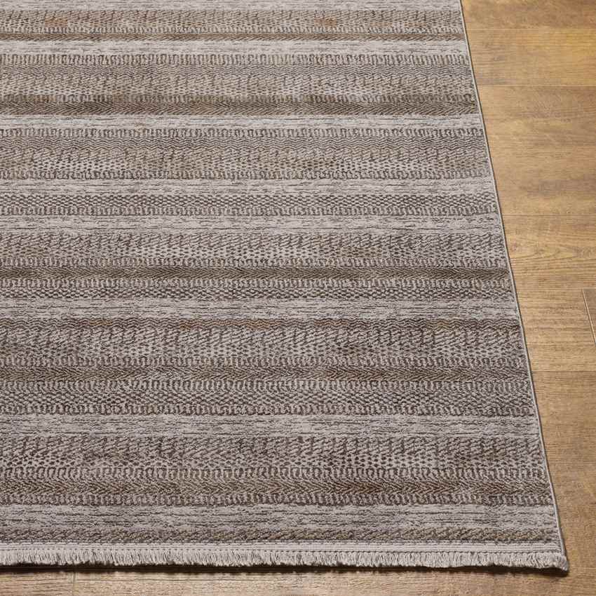 Tennyson Global Dark Brown Area Rug