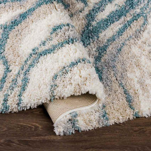 La Grange Modern Aqua Area Rug