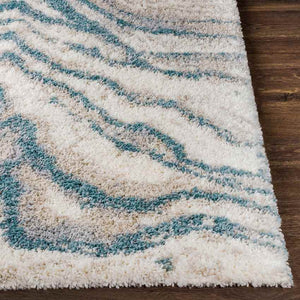 La Grange Modern Aqua Area Rug
