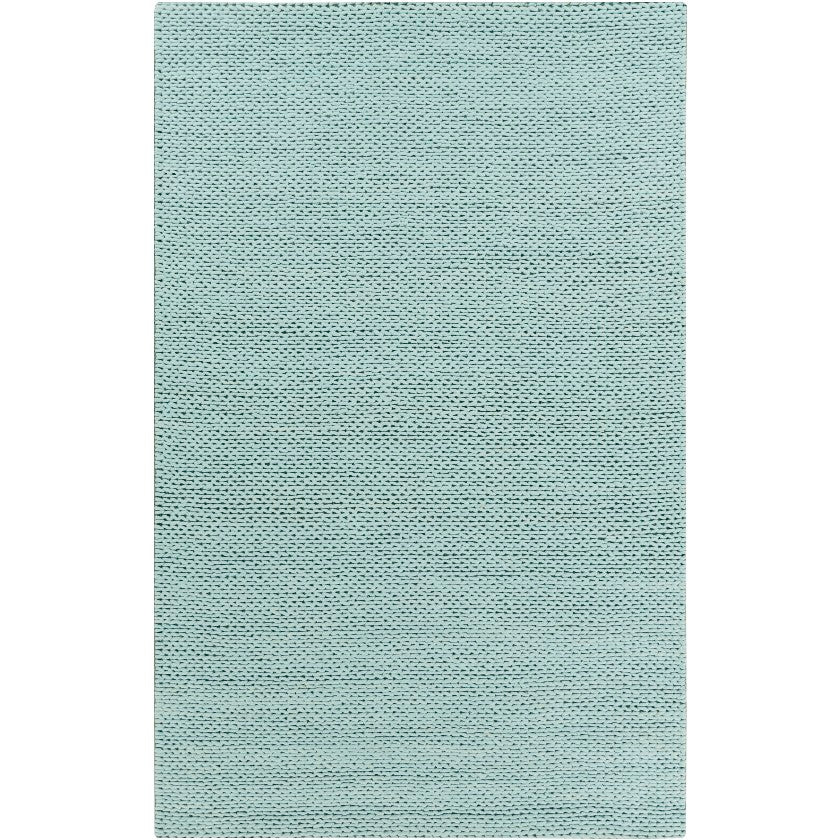 Aaron Modern Mint Blue Area Rug