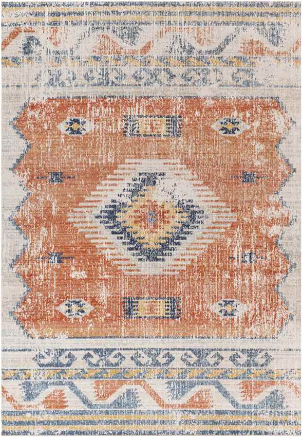 Buffalo Grove Global Burnt Orange Area Rug