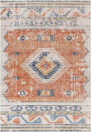 Buffalo Grove Global Burnt Orange Area Rug