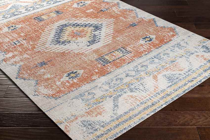 Buffalo Grove Global Burnt Orange Area Rug