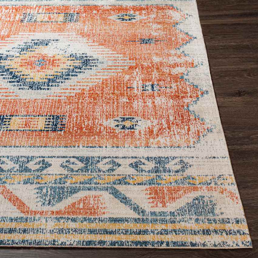 Buffalo Grove Global Burnt Orange Area Rug